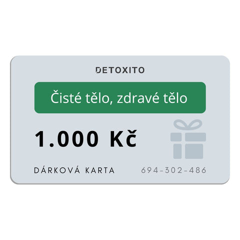 Dárková karta Detoxito