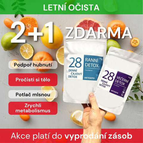 Detoxikační čaje (2+1 ZDARMA)